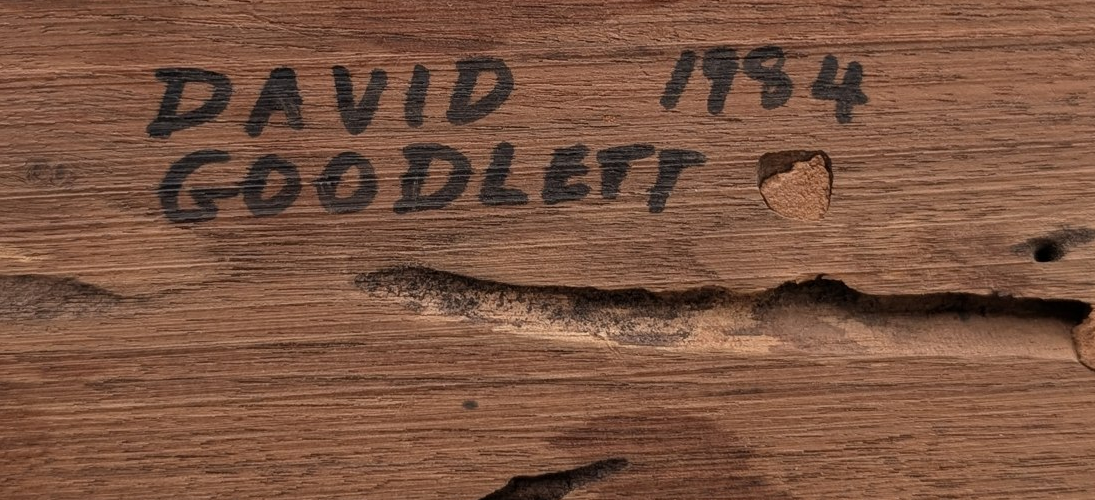 David Goodlett 1984 signature